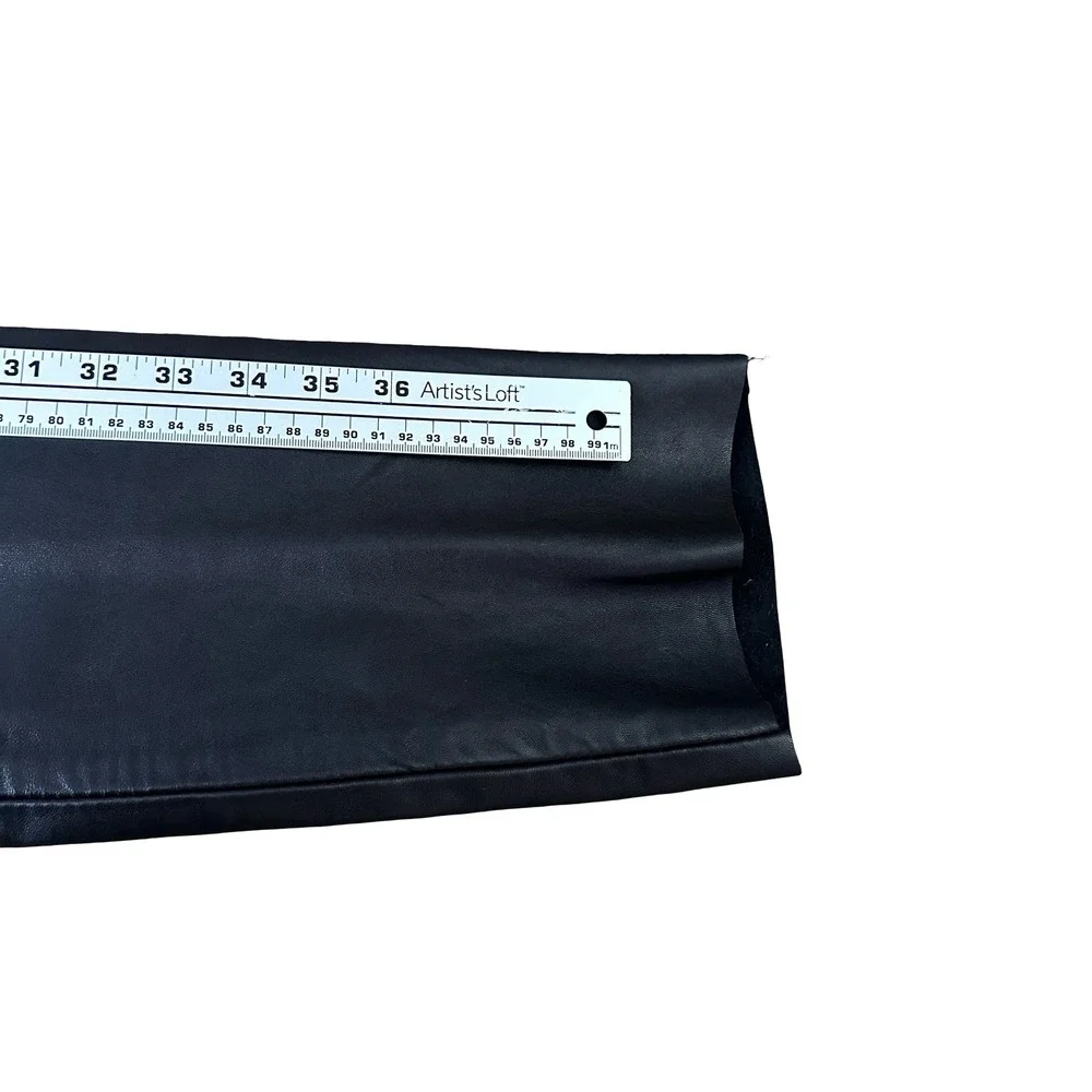 Empreinte Digitale Paris Black Leather Pants Made in‎ France High Waist Size 40